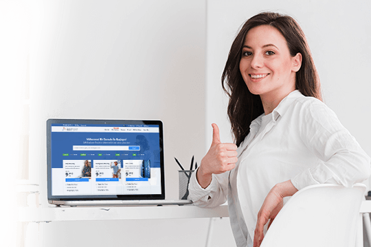 Professional Woman with Laptop